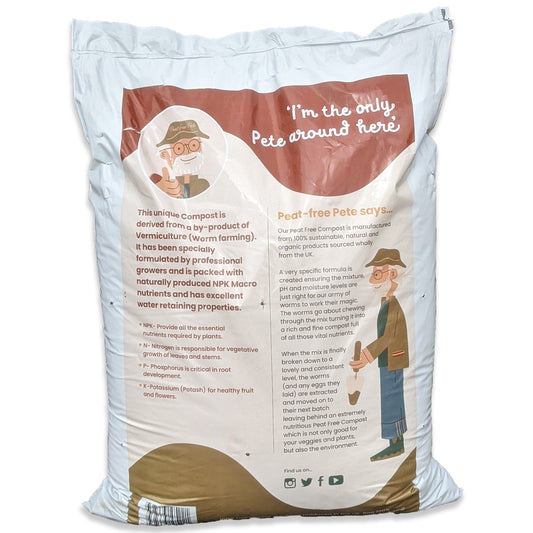 4 x Pete's Peat Free Multipurpose Compost 30ltr