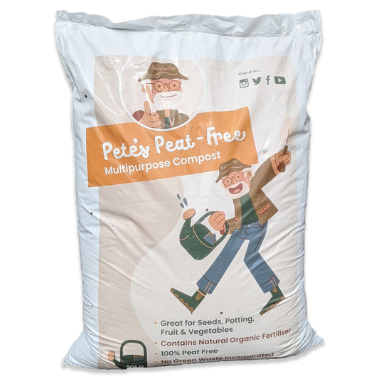 4 x Pete's Peat Free Multipurpose Compost 30ltr